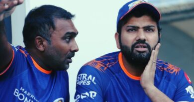 Rohit with mi coach jaywardhane