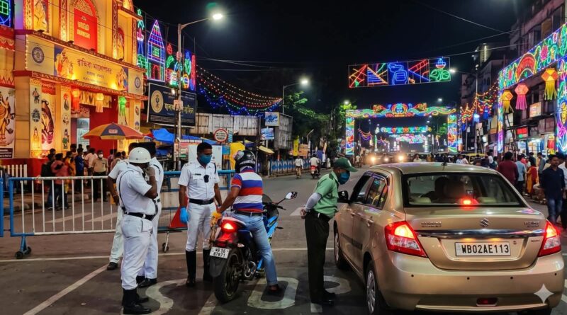Traffic Crackdown In Kolkata